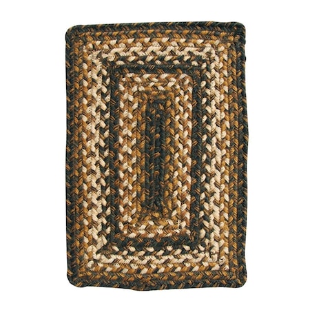Homespice Decor 10 x 10 in. Kilimanjaro Jute Braided Rugs, Brown 565211